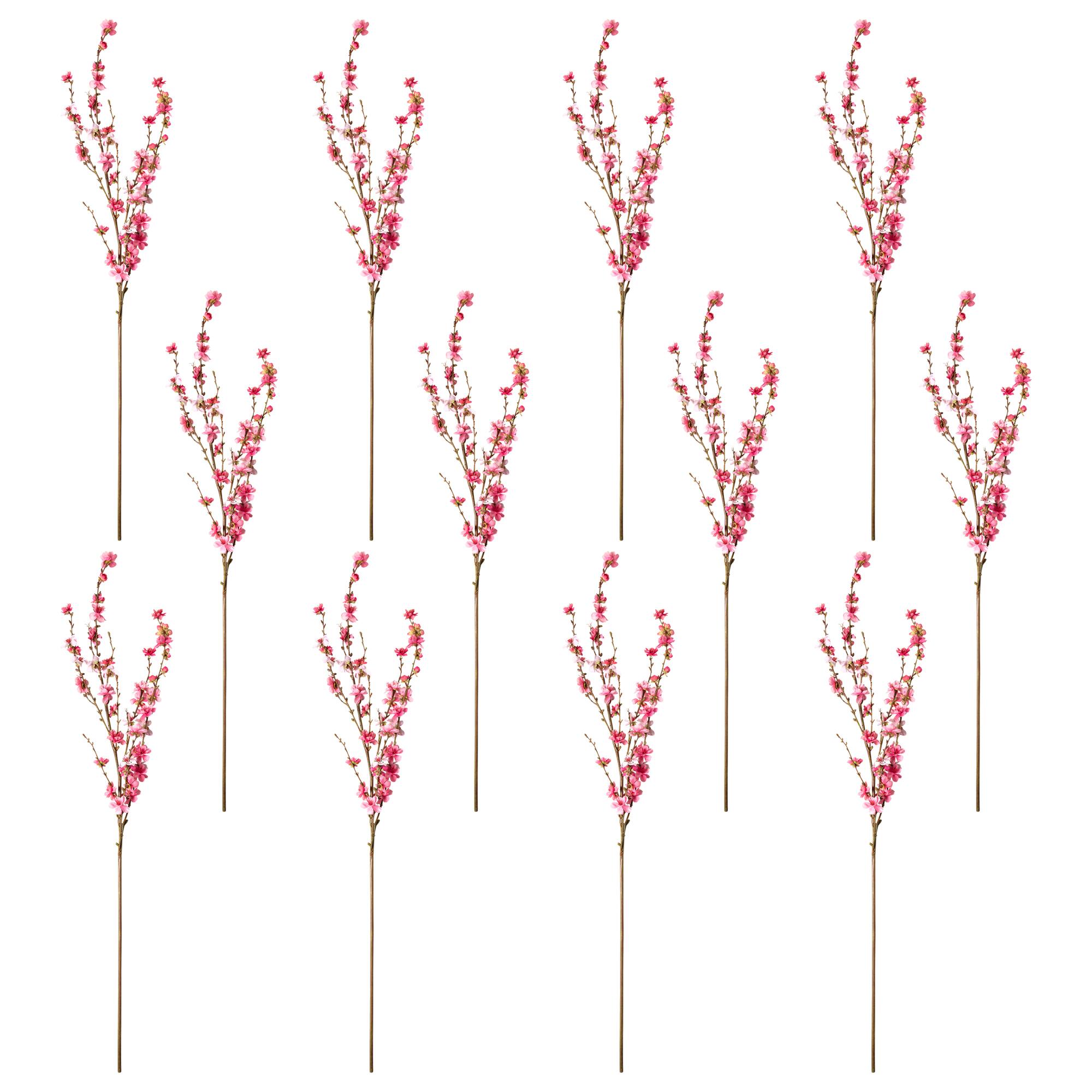 12 Pack: Pink Peach Blossom Stem by Ashland®